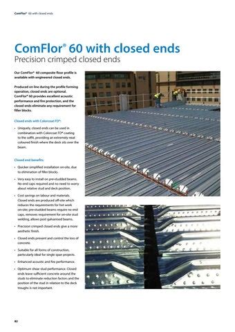 comflor 51plus decking|Comflor composite floor deck brochure by Tata Steel.